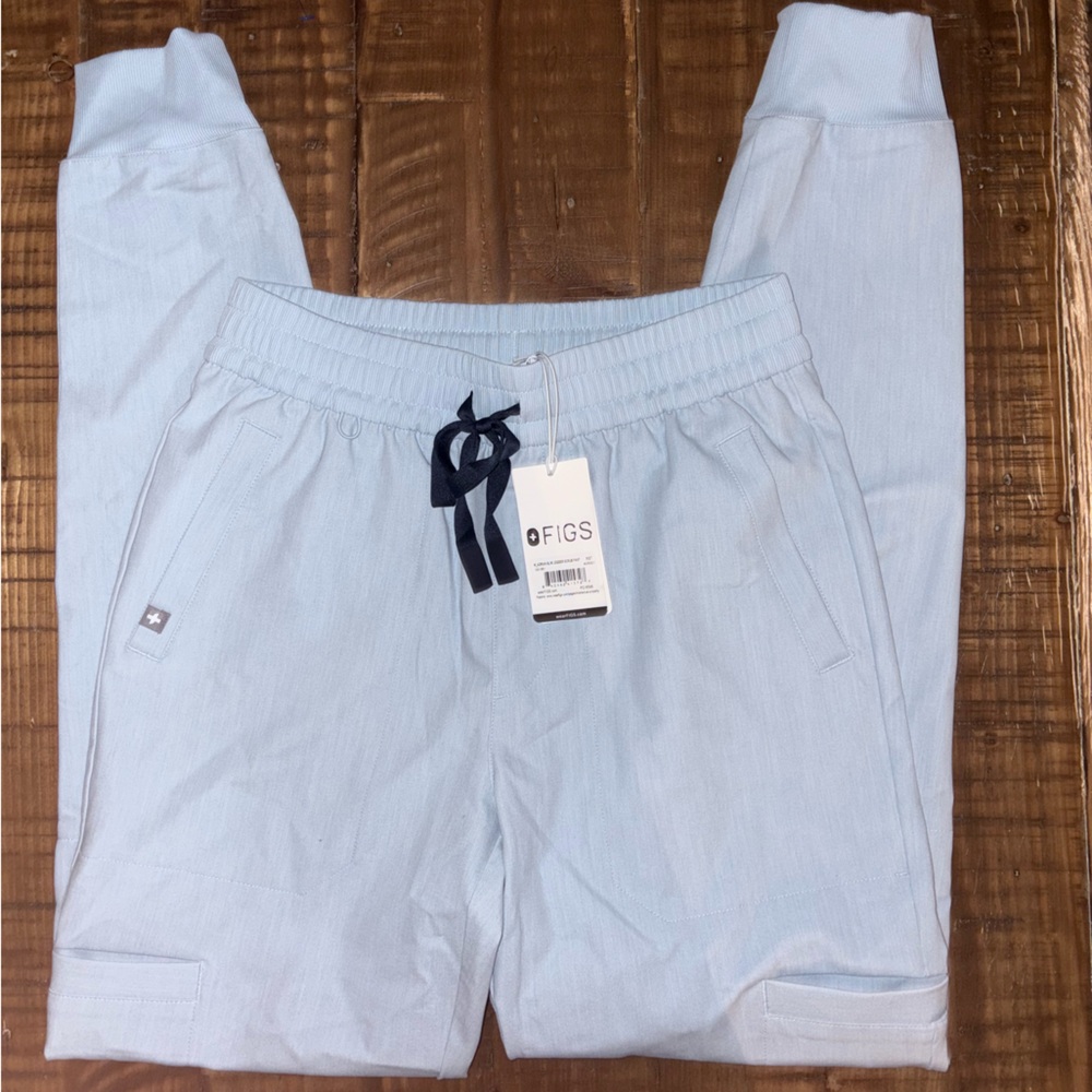 Adrian Slim Men’s Figs Blue Jogger Scrub Pants XS Tall